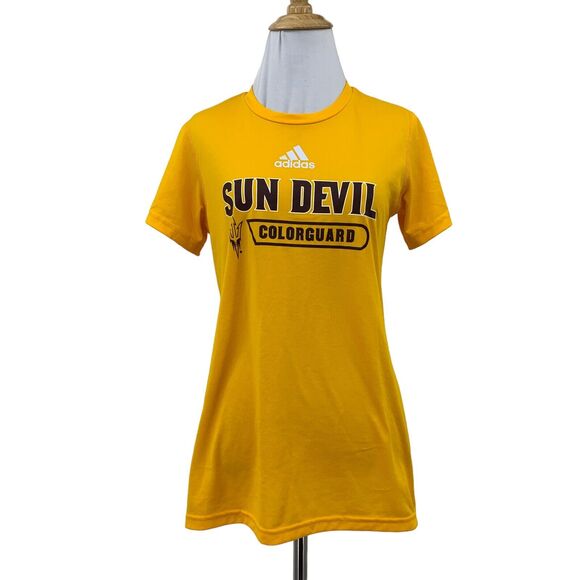 Adidas Arizona State Sun Devils Colorguard T Shirt Womens S Small Creator Tee - Picture 1 of 10
